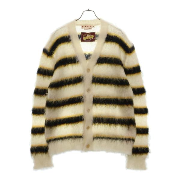 MARNI（マルニ） 22AW MOHAIR AND WOOL BLEND CARDIGAN モヘアニット