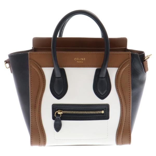 CELINE セリーヌ ラゲージ ナノ 2way ショルダーバッグ ブラック CELINE セリーヌ ラゲージ ナノ 2way ショルダーバッグ ブラック