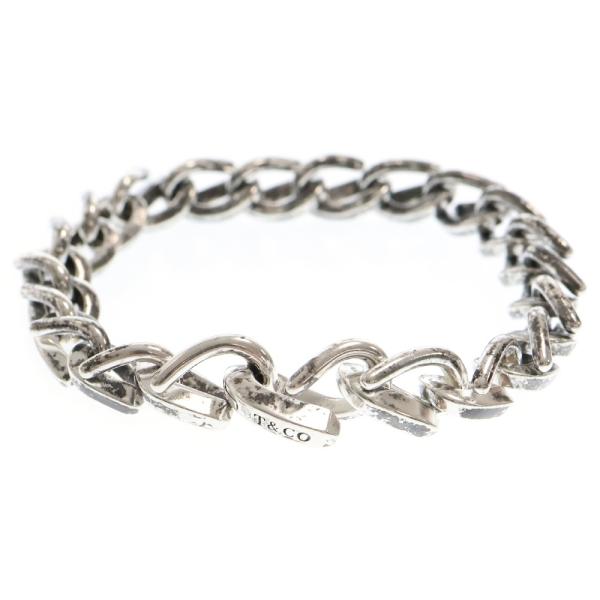 未使用級✨Tiffany レザー首輪 M プレート 金具 4段調整 TIFFANY&Co.（ティファニー） TIFFANY & Co. FORGE MEDIUM LINK