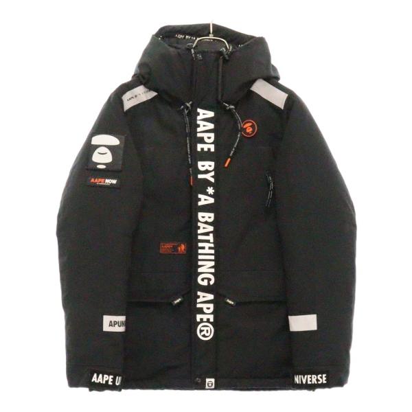 A BATHING APE リフレクター モッズコート XL アベイシングエイプ AAPE BY A BATHING APE（エーエイプバイアベイシングエイプ） ロゴ