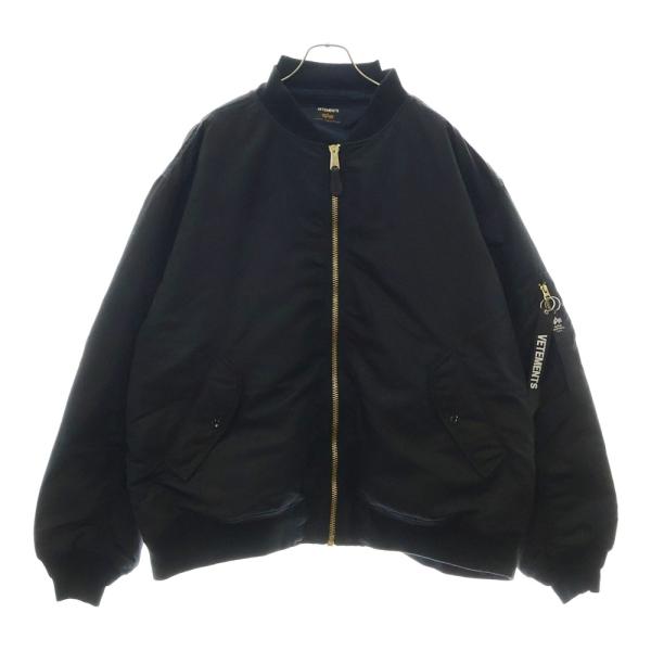 VETEMENTS 18SS アルファ リバーシブル ボンバージャケット S ヴェトモン アルファ リバーシブルボンバージャケット 18ss
