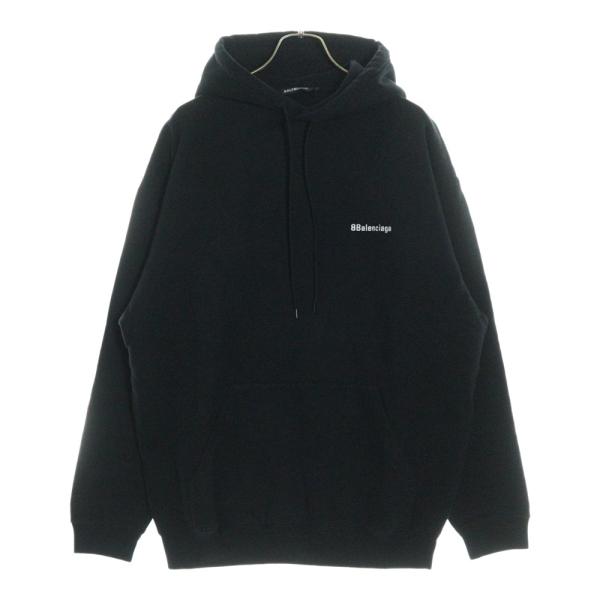 BALENCIAGA バレンシアガ BBロゴ刺繍 スウェット プルオーバーパーカー  