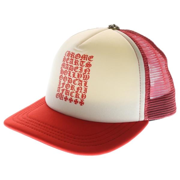 CHROME HEARTS（クロムハーツ） TRUCKER CAP 英字プリント メッシュ