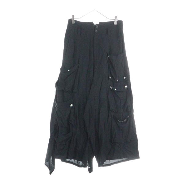 B Yohji Yamamoto ビー ヨウジヤマモト 17SS Studs Curly Skirt Wide