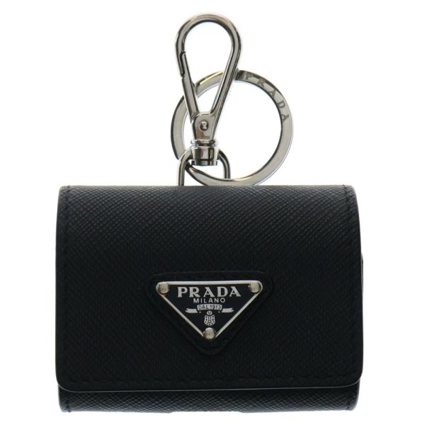 PRADA（プラダ） AirPods Case サフィアーノ 三角ロゴ プレート エア