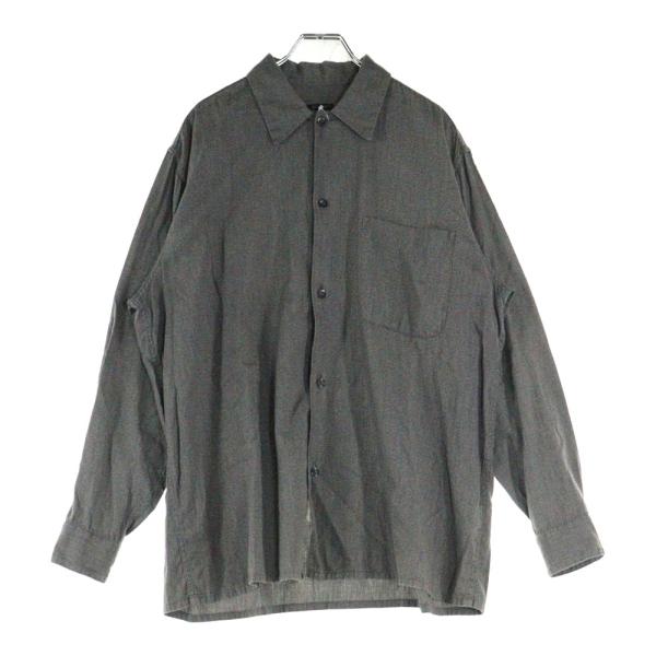 COMOLI 20AW ヨリ杢オープンカラーシャツ S03-02005 2 shopbring_9025i070059