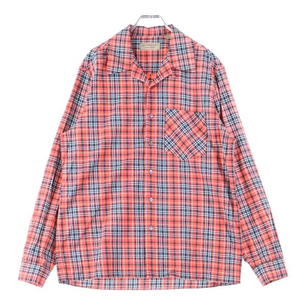 BURBERRY（バーバリー） 胸ポケット 6B チェック柄 オープンカラー