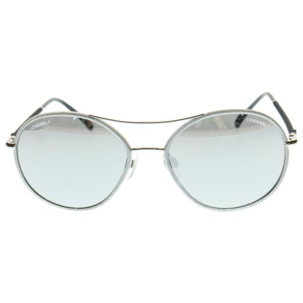 美品　CHANEL　サングラス　4221　ブラウンレンズ　シルバーテンプル 楽天市場】CHANEL シャネル サングラス ロゴ ブラウングラデーション