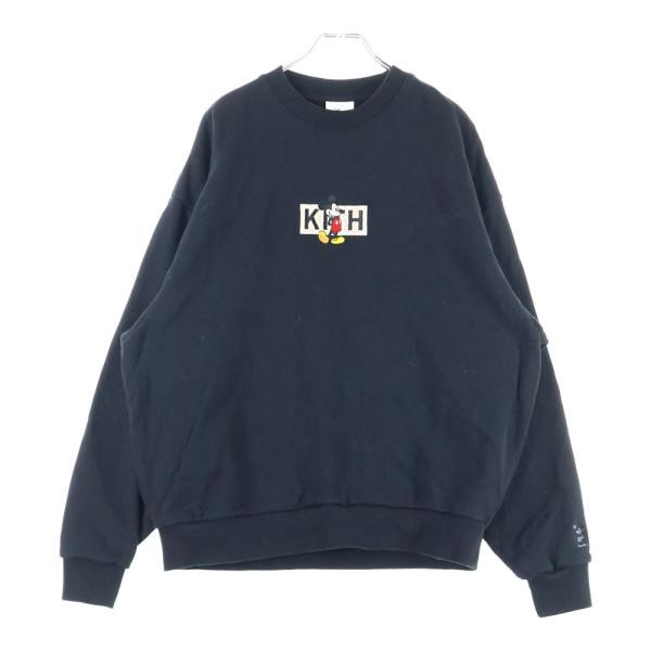 KITH キス ×Disney Mickey Classic Logo Crewneck ディズニー