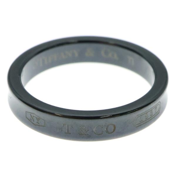 極美品Tiffanyブラックチタンナローリング12.5ほぼ未使用 楽天市場】美品 ティファニー 1837 ナロー リング 指輪 チタン 14