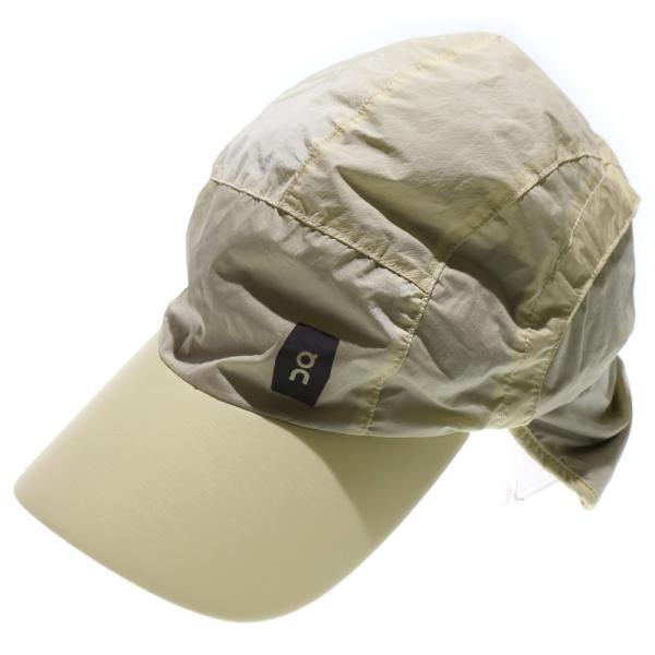 On (オン) ロゴプリント ランニング ビニミキャップ 帽子 イエロー 336.01404