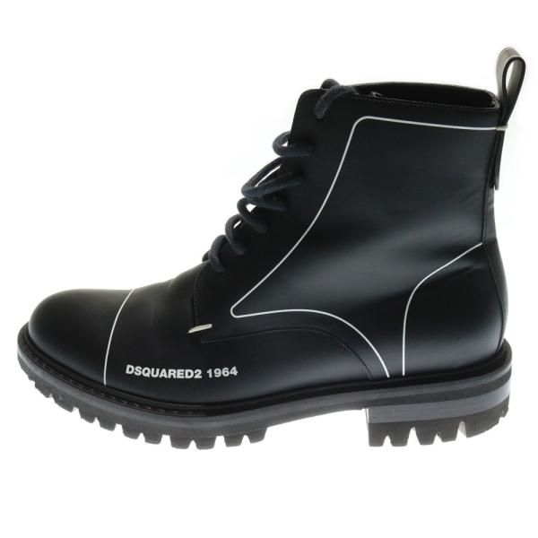 DSQUARED2（ディースクエアード） Flat Lace-UP Ankle Boots フラット