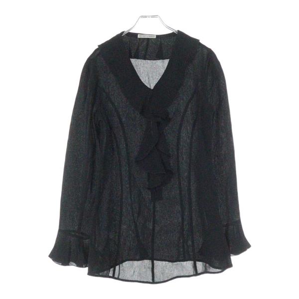 EMPORIO ARMANI エンポリオアルマーニ シアー フリル ボウタイ ロング