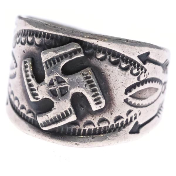 LARRY SMITH SHELL RING 卍 LARRY SMITH（ラリースミス） 卍 モチーフ リング シルバー : BRING