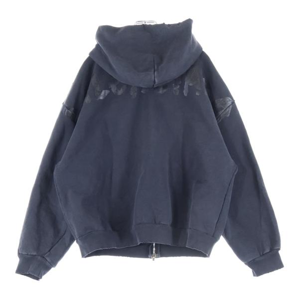 BALENCIAGA（バレンシアガ） Painted Zip-up Hoodie ダメージ加工