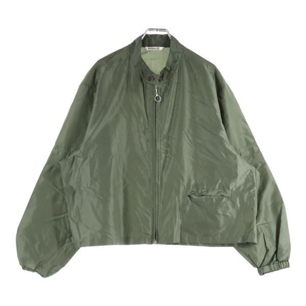 AURALEE グリーン ミリタリージャケット サイズ4 AURALEE（オーラリー） 18SS シルク タフタ ショート ブルゾン