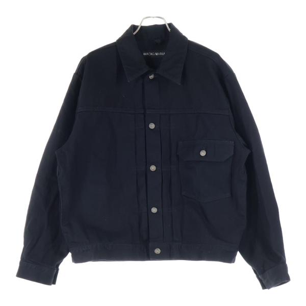 WACKO MARIA ムートン襟　日本製　デニムトラッカージャケット裏地なし WACKO MARIA ムートン襟 日本製 デニムトラッカージャケット裏地なし