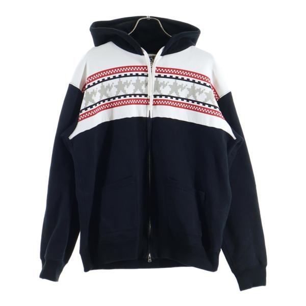 A BATHING APE（アベイシングエイプ） ノルディック柄 ダブルジップ