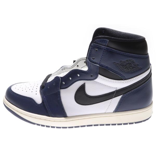 NIKEエアジョーダン1 Retro High OG Midnight Navy JORDAN BRAND AIR JORDAN 1 RETRO HIGH OG MIDNIGHT NAVY/BLACK-WHITE