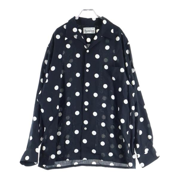 WACKO MARIA（ワコマリア） 20SS DOTS HAWAIIAN SHIRT L/S ドット柄 胸