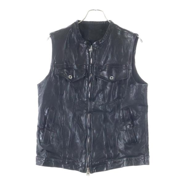 イサムカタヤマバックラッシュ フレンチショルダー製品染 ジップアップ