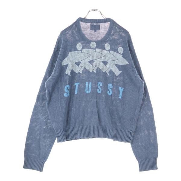 STUSSY（ステューシー） SURFMAN ICON COTTON LINEN CREW サーフマン