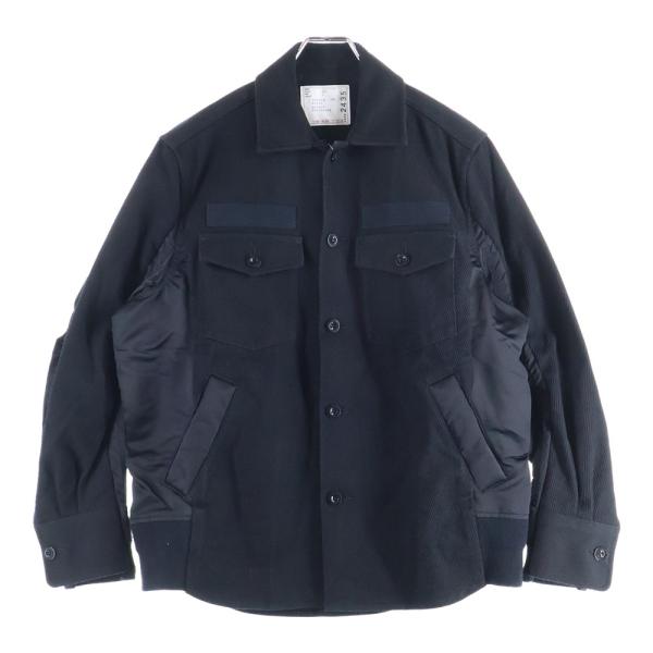 sacai 20aw コントラストディテールスリーブドッキングジャケット 1 shopbring_9025l060018