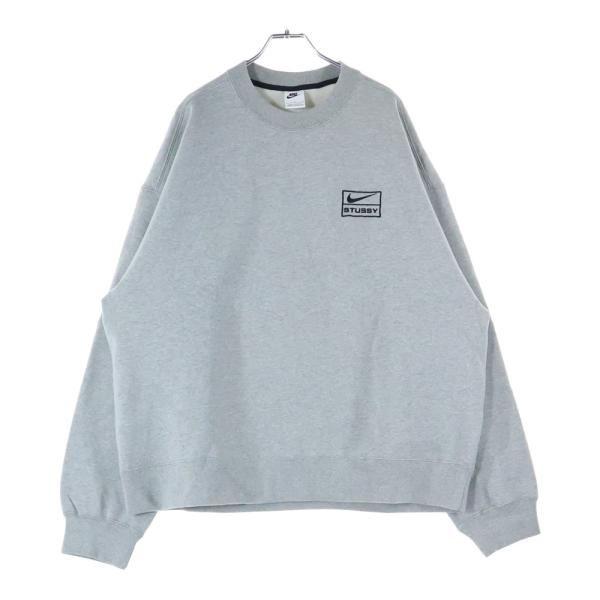 り*う様 Stüssy x Nike ブルークルーネックスウェット STUSSY NIKE クルーネック スウェット L - メルカリ