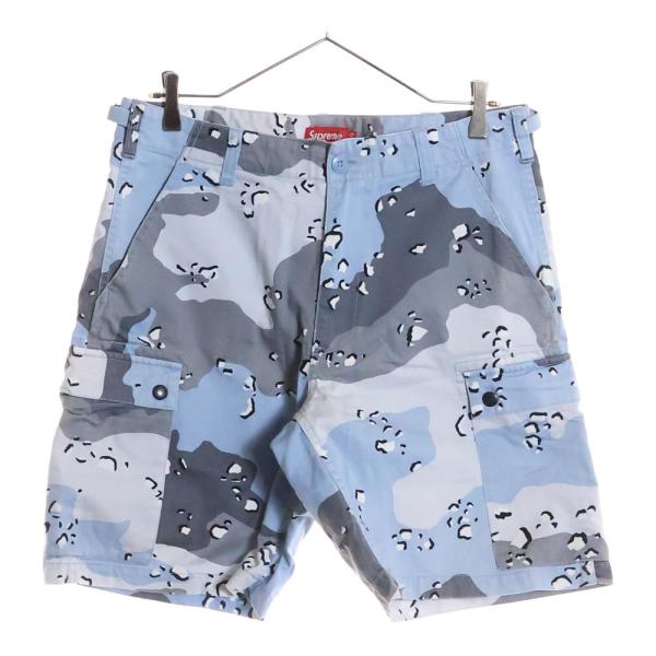 SUPREME ブルー ロゴ入りショートパンツ Supreme（シュプリーム） 20SS Blue Chocolate Chip Cargo Short