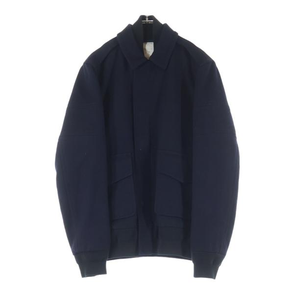 sacai（サカイ） 16AW メルトン A-2 フライトジャケット ネイビー 16