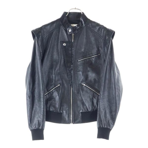 CELINE（セリーヌ） 19SS Snakeskin Patchwork Lambskin Leather