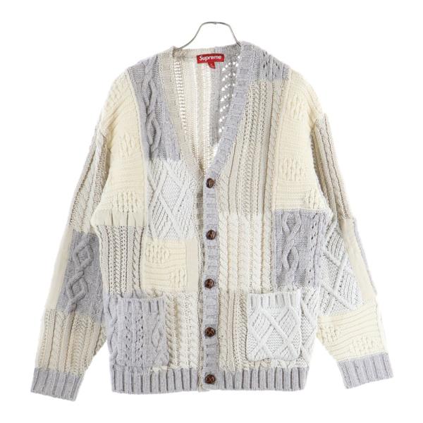 Supreme（シュプリーム） 23AW Patchwork Cable Knite Cardigan パッチ