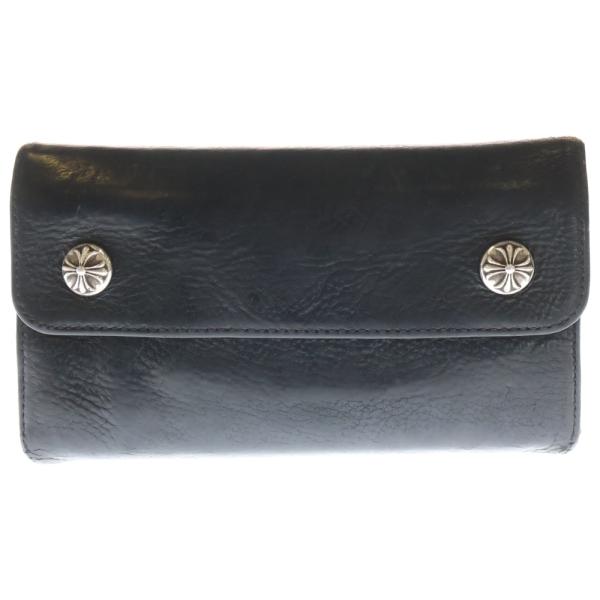 CHROME HEARTS（クロムハーツ） WAVE ウェーブ レザーウォレット 財布