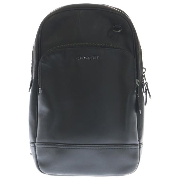 COACH（コーチ） グラハム ロゴプレートデザイン レザー ショルダー