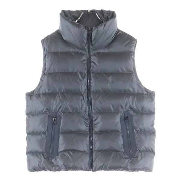 ラルフローレン ダウンベスト 刺繍ロゴ 迷彩 H60 ☆ ラルフローレン