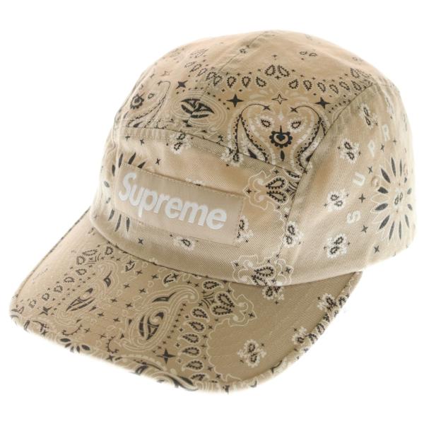帽子 supreme boxlogo Camp Cap Supreme（シュプリーム） 21SS Bandana Camp Cap バンダナ総柄