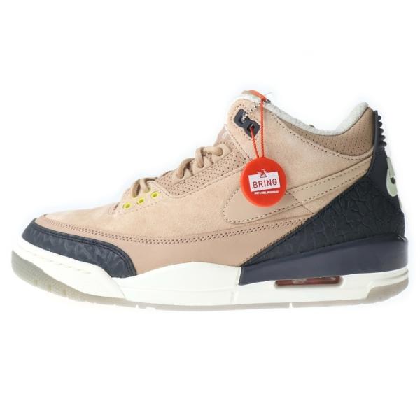 ナイキ AIR JORDAN 3 RETRO JTH NRG BIO BEIGE エアジョーダン3 レトロ ビオ ベージュ ミッドカットスニーカー US8/26cm AV6683-200