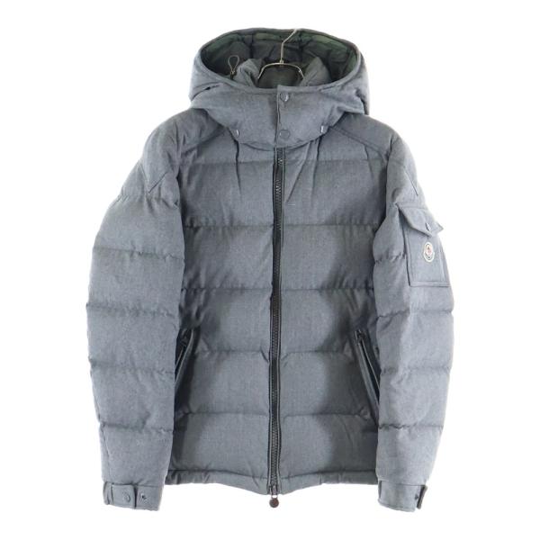 モンクレール ライトダウン　AGATELON グレー　サイズ1 美品 MONCLER（モンクレール） 15AW MONTGENEVRE モンジュネーブル ナイロン