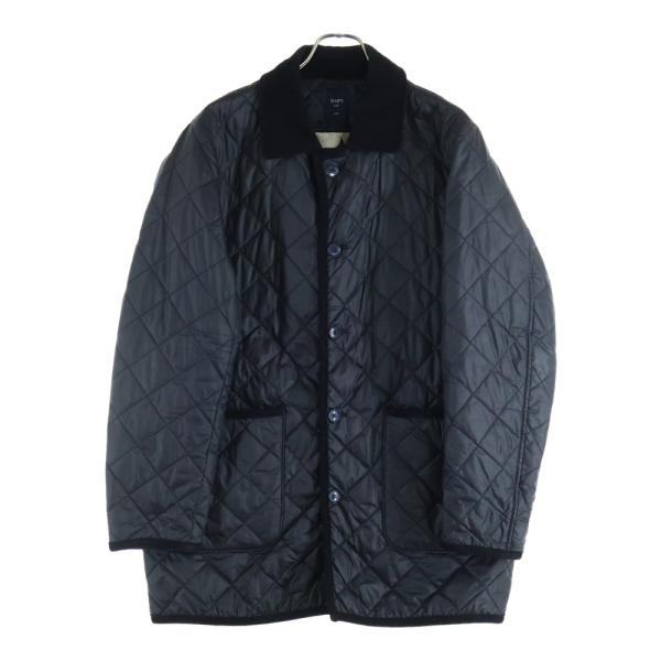 adabat キルティングジャケット S(46) 黒 SHIPS（シップス） Quilted Jacket カシミヤ混 キルティングジャケット