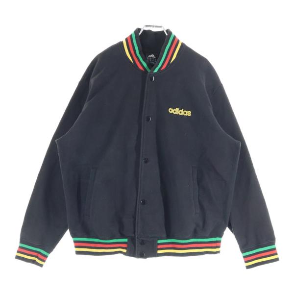 adidas（アディダス） ロゴプリント スウェットスタジアムジャケット
