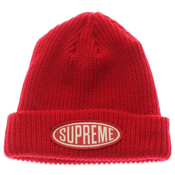 Supreme（シュプリーム） 18AW Oval Patch Beanie オーバルロゴパッチ
