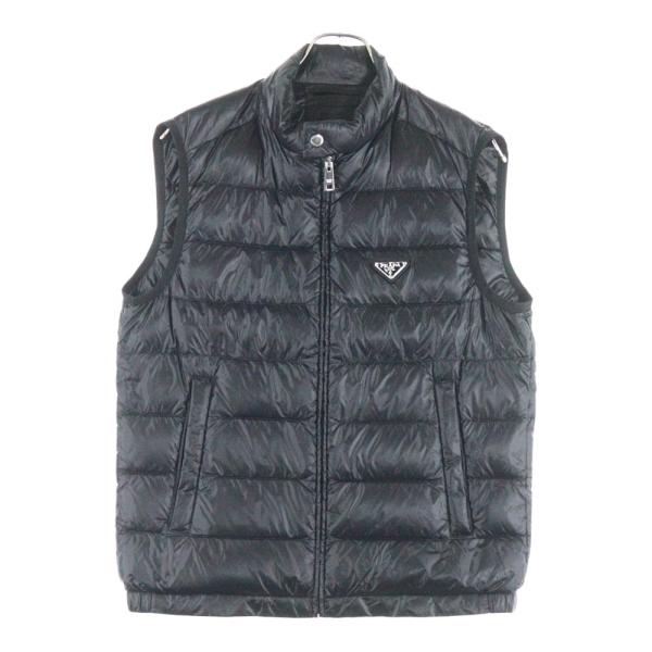 PRADA（プラダ） トライアングルロゴ ジップアップ ダウンベスト