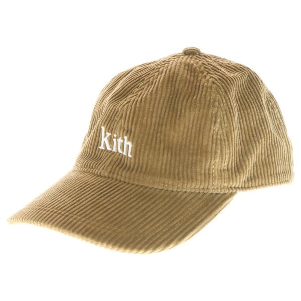 KITH（キス） フロント刺繍 コーデュロイ 6パネル ベースボール