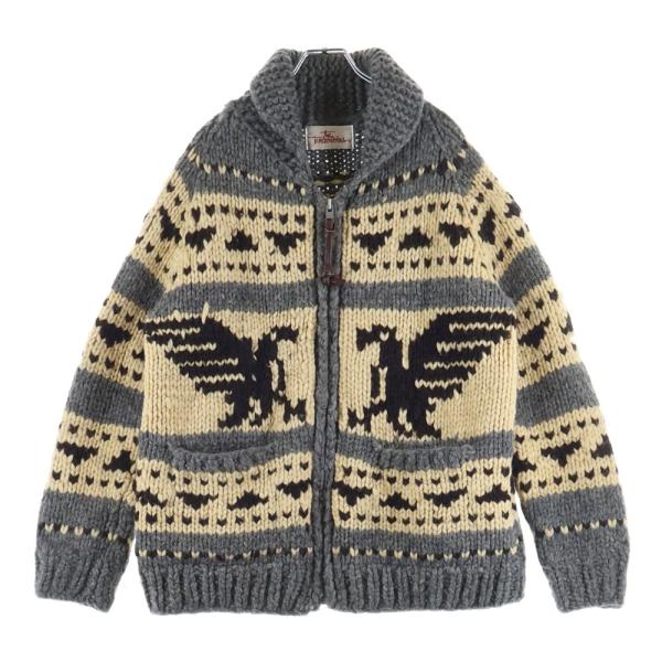 TENDERLOIN T-RANK KNIT ウールカーディガン グレー M