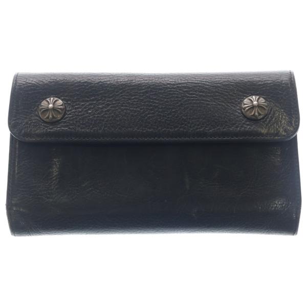 CHROME HEARTS（クロムハーツ） WAVE ウェーブ レザーウォレット 財布