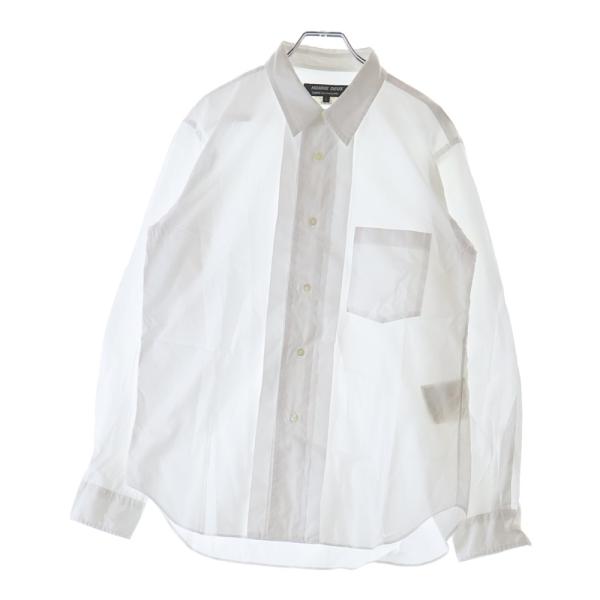 春夏モデル✨コムデギャルソンオム ドゥ✨矢印十字プリント長袖ドレスシャツ M COMME des GARCONS HOMME DEUX コムデギャルソン オムドゥ 18AW AD2018