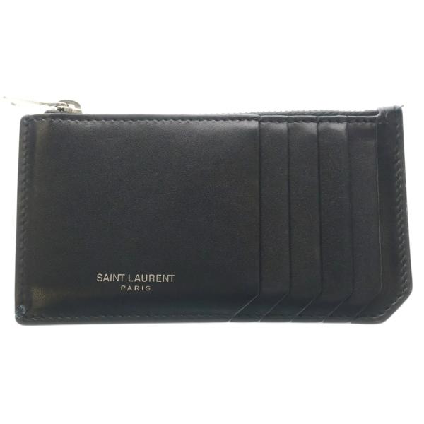 SAINT LAURENT PARIS サンローランパリ フロントロゴ レザー