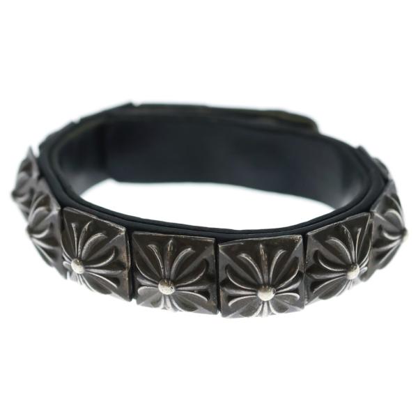クロムハーツ　ピラミッド パンク スタッズ レザー ブレスレット Chrome Hearts - クロムハーツ ピラミッド パンク スタッズ レザー