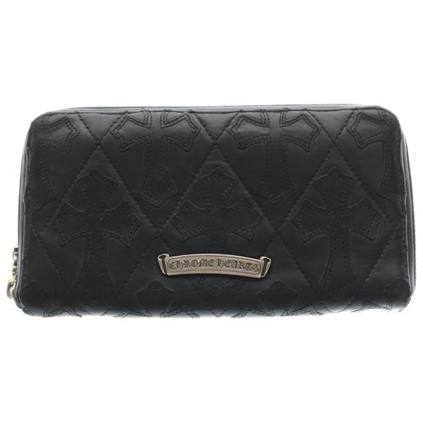 CHROME HEARTS（クロムハーツ） REC F ZIP QUILTED WALLET