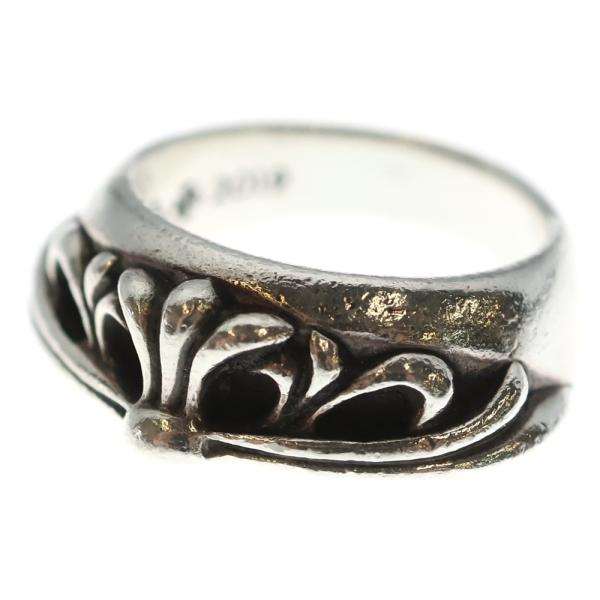 chrome hearts ハーフフローラル CHROME HEARTS（クロムハーツ） HALF CLASSIC FLORAL CROSS RING